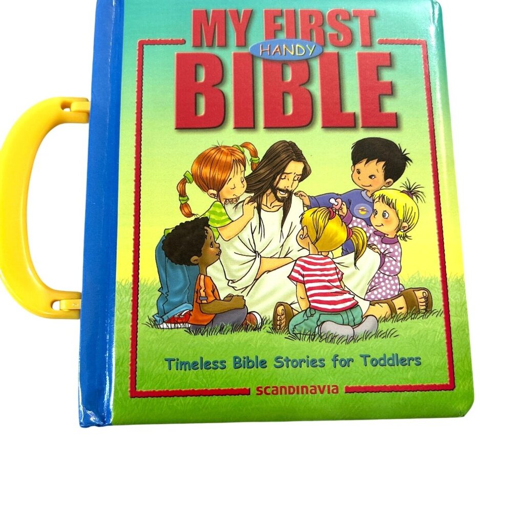 Scandinavia Kids Book My First Bible Hardcover Handle by Cecilie Olesen